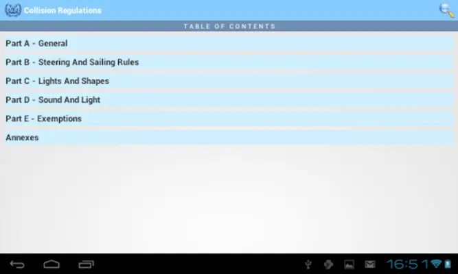 Collision Regulations android App screenshot 4