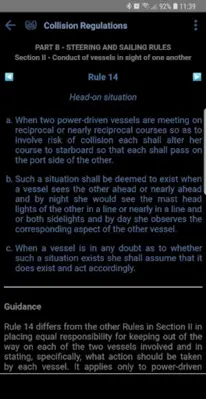Collision Regulations android App screenshot 6